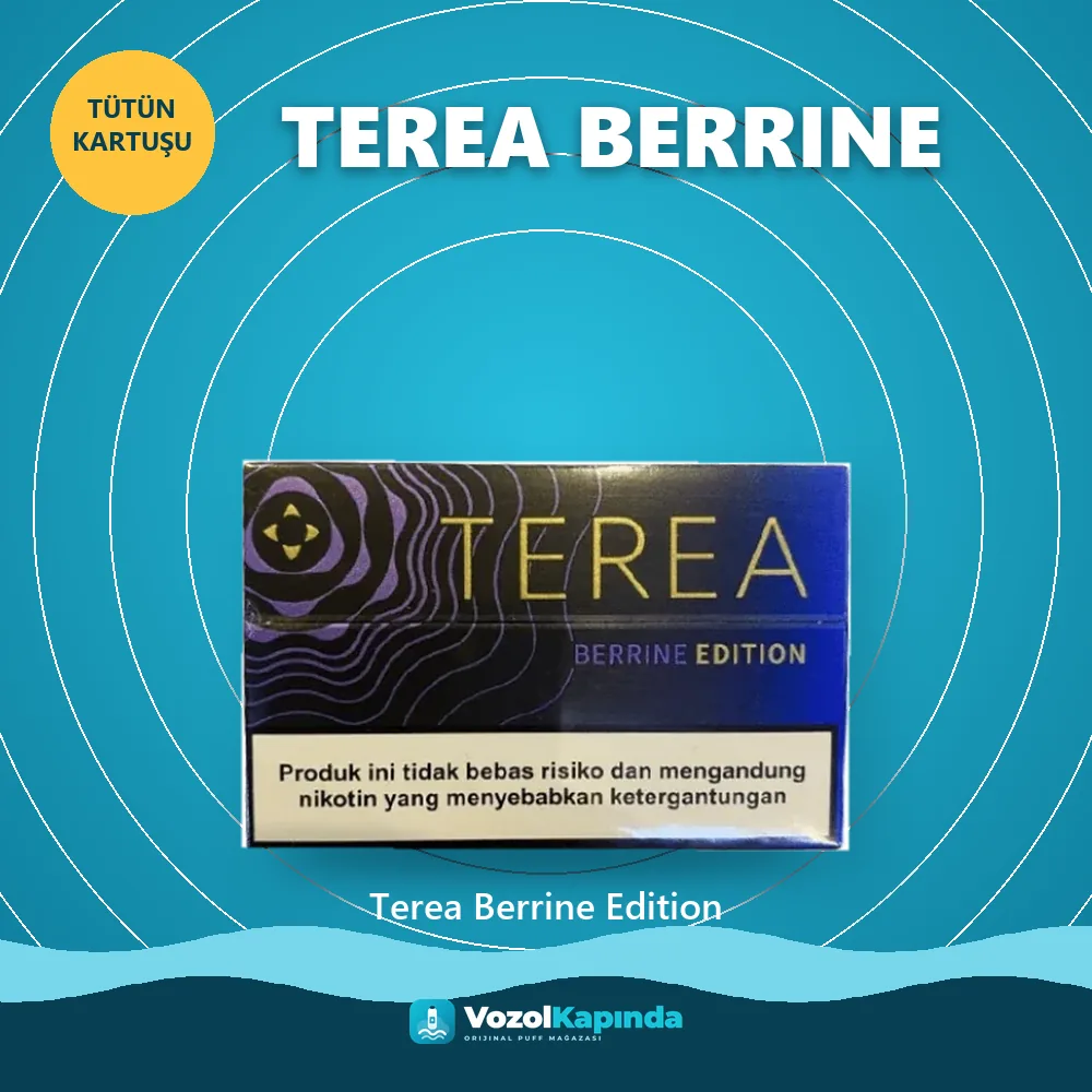 Terea Berrine Edition Bilgi Kartı Terea Berrine Edition bilgi kartı, orijinal tütün kartuşu