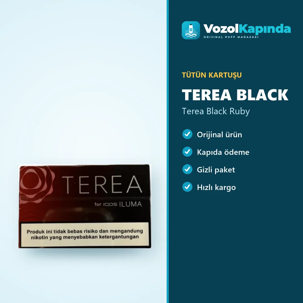 Terea Black Ruby Bilgi Kartı Terea Black Ruby sipariş avantajları: kapıda ödeme ve gizli paket