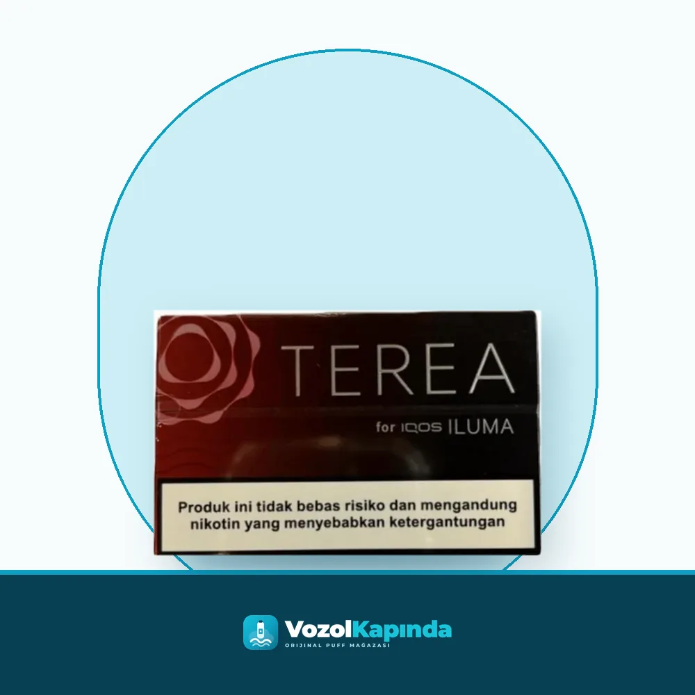 Terea Black Ruby Paket Görünümü Terea Black Ruby ön yüz görseli, orijinal ambalaj