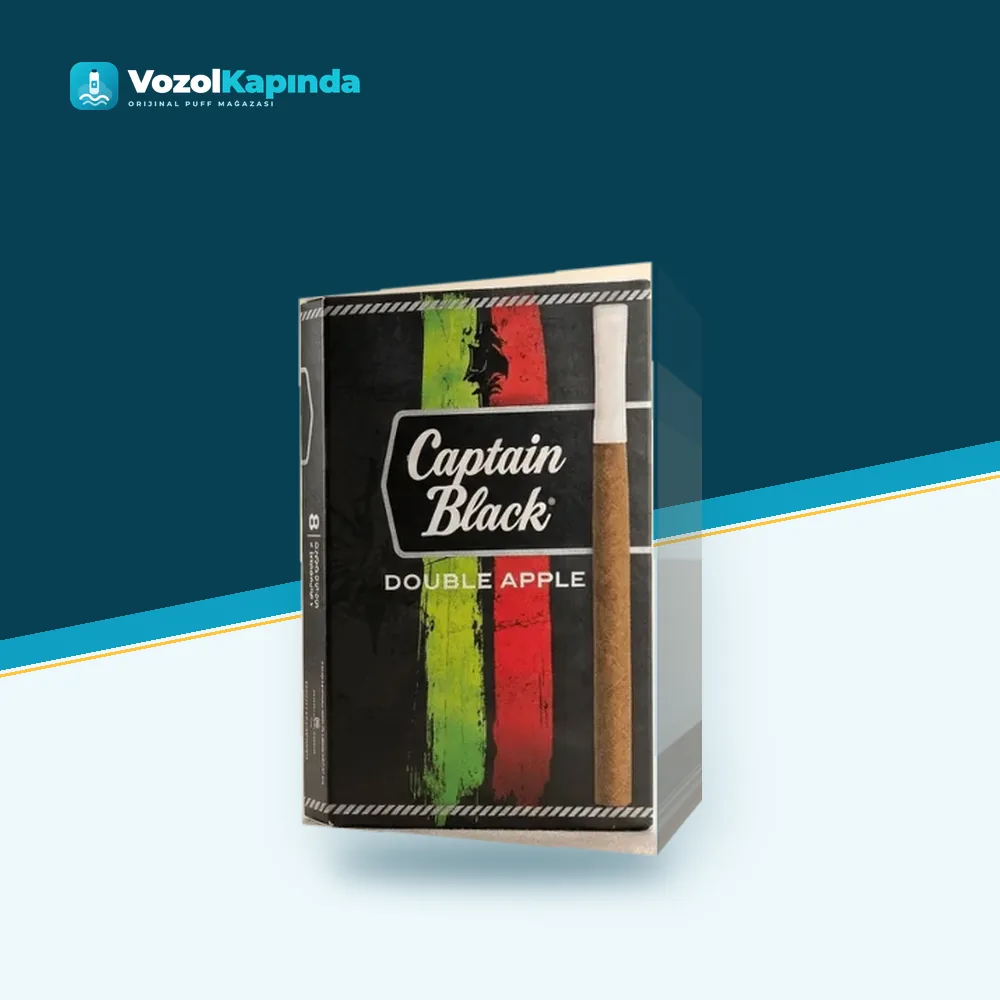 Captain Black Double Apple Puro Ağızlıklı Elma Aromalı ürün görseli, orijinal puro
