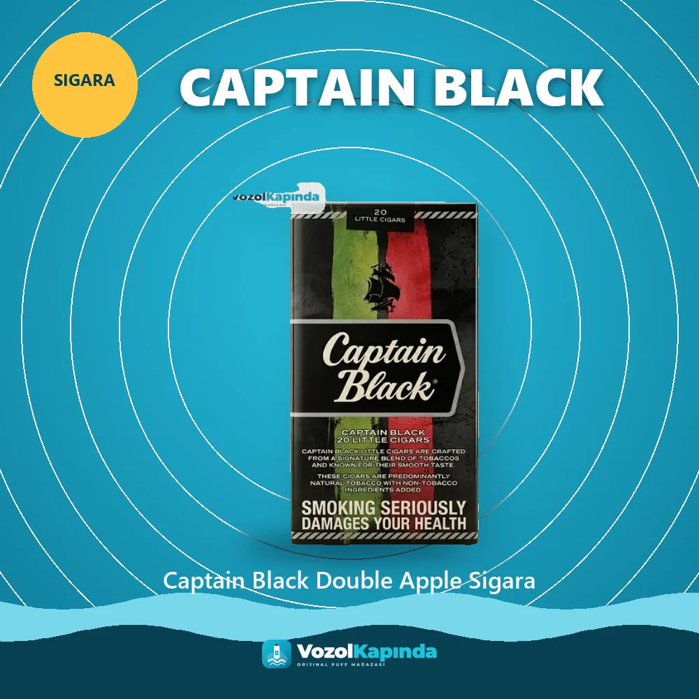 Captain Black Double Apple Sigara Özellikleri Captain Black Double Apple Sigara sipariş avantajları: kapıda ödeme ve gizli paket