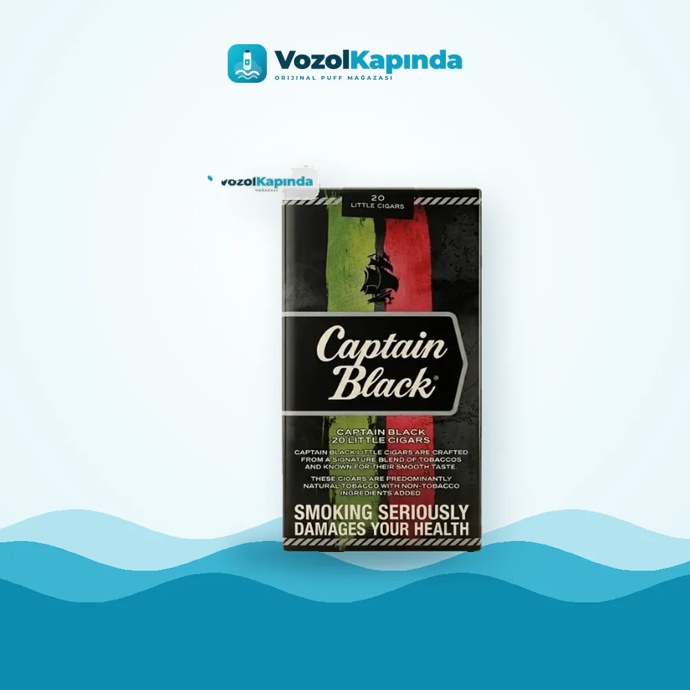 Captain Black Double Apple Sigara Ürün Görseli Captain Black Double Apple Sigara ön yüz görseli, orijinal ambalaj