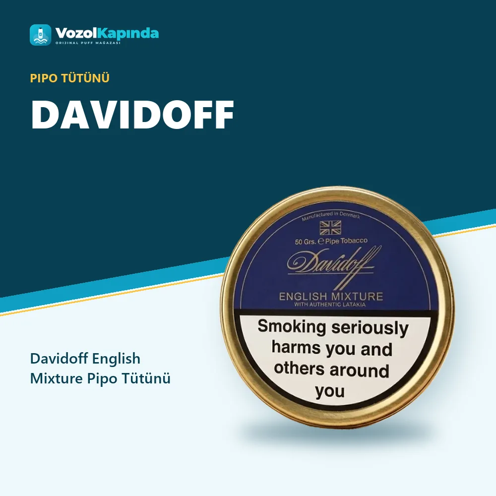Davidoff English Mixture Pipo Tütünü özellikleri: orijinal ürün, kapıda ödeme, gizli paket