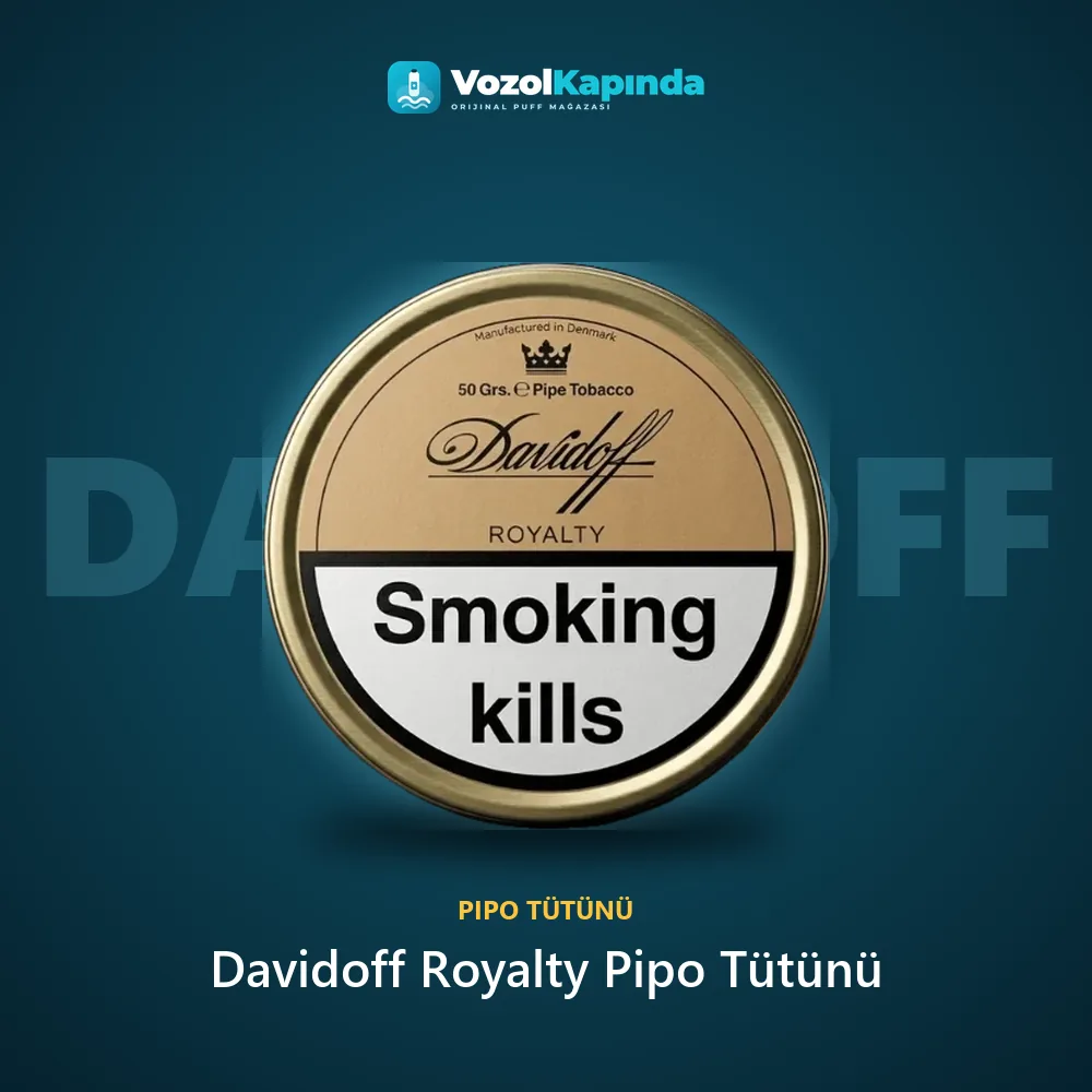 Davidoff Royalty Pipo Tütünü bilgi kartı, orijinal pipo tütünü