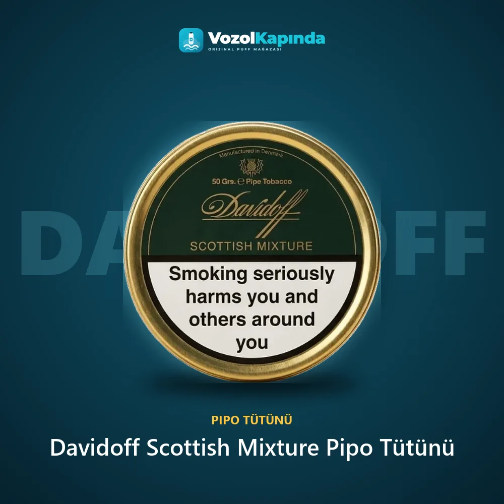 Davidoff Scottish Mixture Pipo Tütünü Sipariş Bilgileri Davidoff Scottish Mixture Pipo Tütünü bilgi kartı, orijinal pipo tütünü