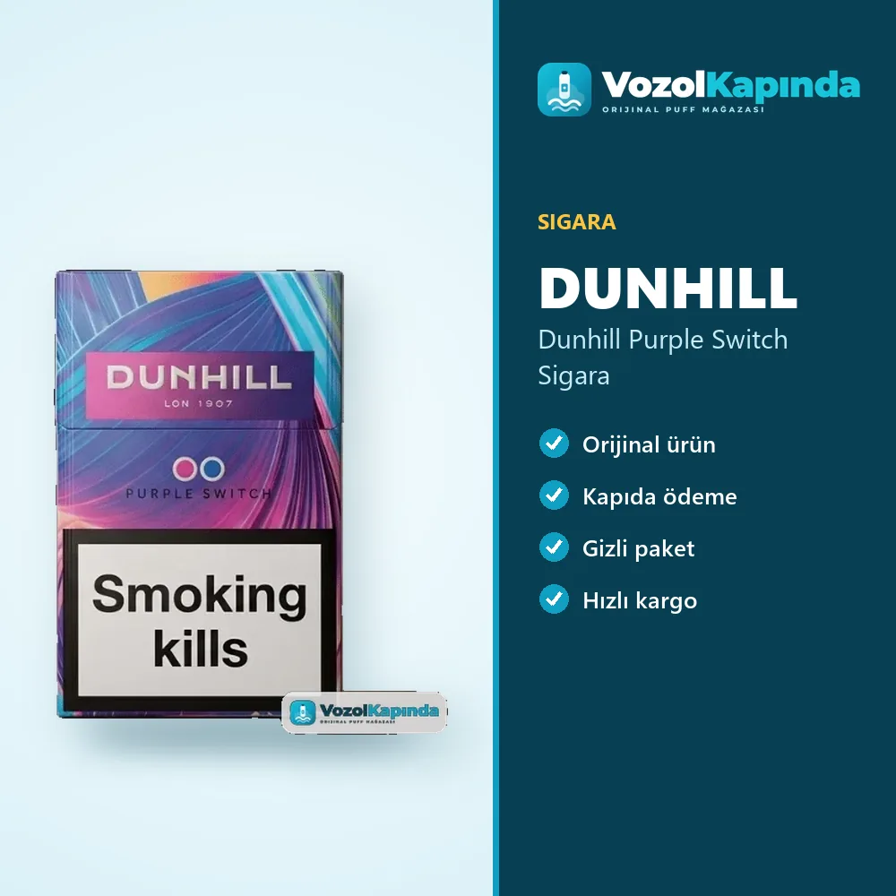 Dunhill Purple Switch Sigara Sipariş Bilgileri Dunhill Purple Switch Sigara sipariş avantajları: kapıda ödeme ve gizli paket
