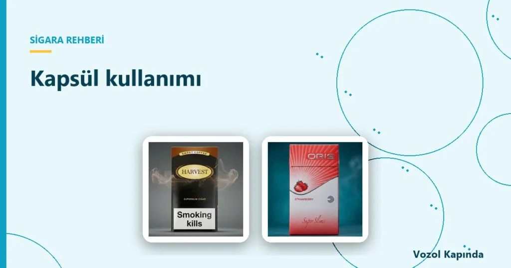 Kapsül kullanımı - superslim sigara