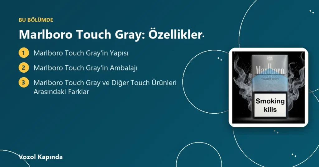 Marlboro Touch Gray: Özellikler - marlboro touch
