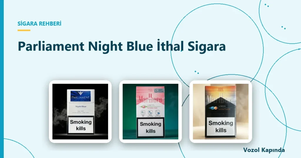 Parliament Night Blue İthal Sigara - freeshop sigara