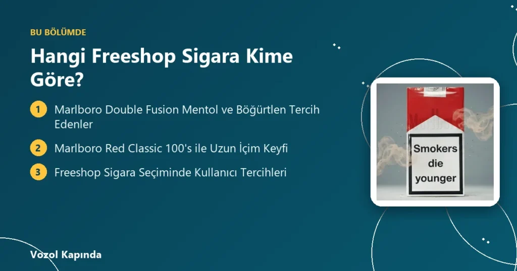 Hangi Freeshop Sigara Kime Göre? - freeshop sigara