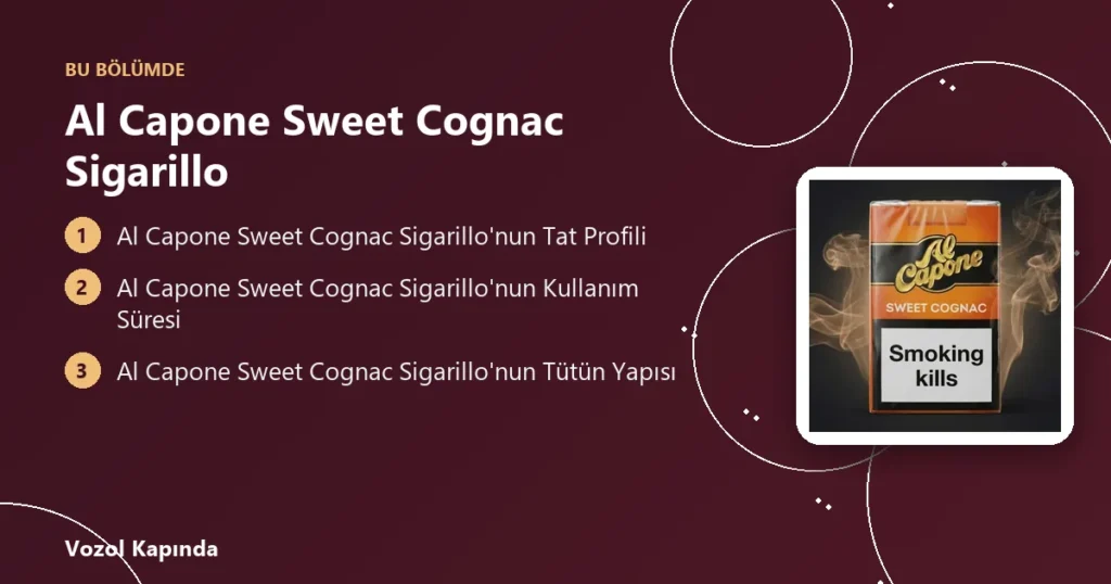 Al Capone Sweet Cognac Sigarillo - al capone sigarillo