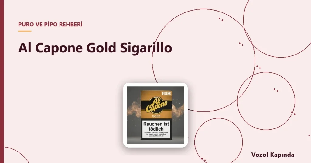 Al Capone Gold Sigarillo - al capone sigarillo