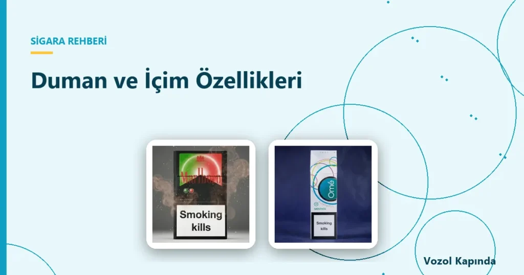 Duman ve İçim Özellikleri - en çok satan sigaralar
