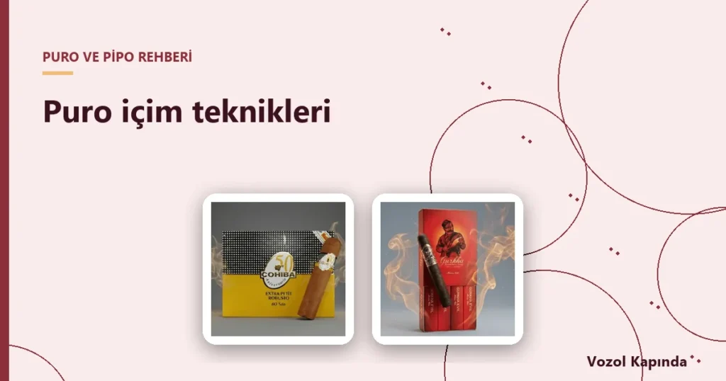 Puro içim teknikleri - küba purosu