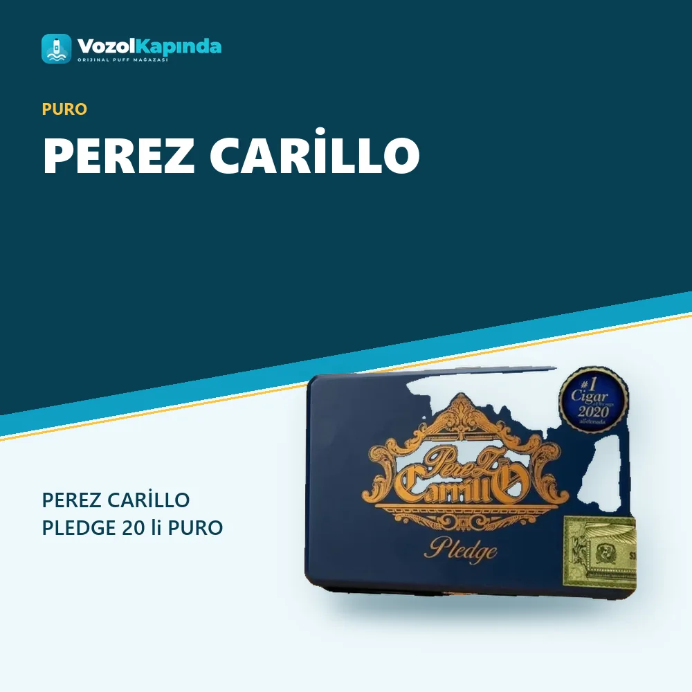 PEREZ CARİLLO PLEDGE 20 li PURO Sipariş Bilgileri PEREZ CARİLLO PLEDGE 20 li PURO sipariş avantajları: kapıda ödeme ve gizli paket