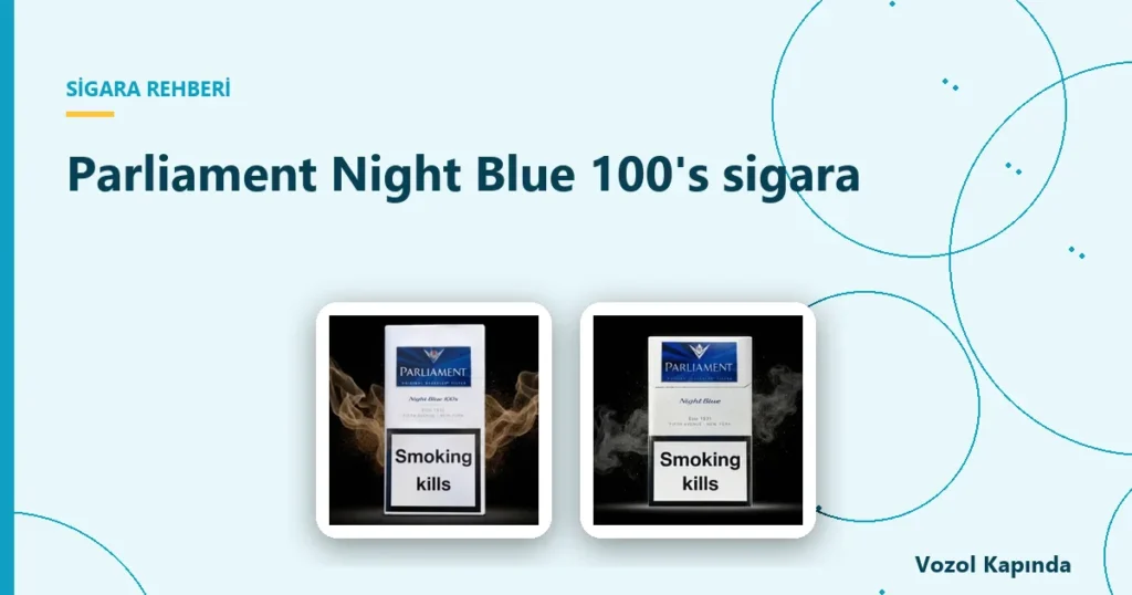 Parliament Night Blue 100's sigara - 100's sigara