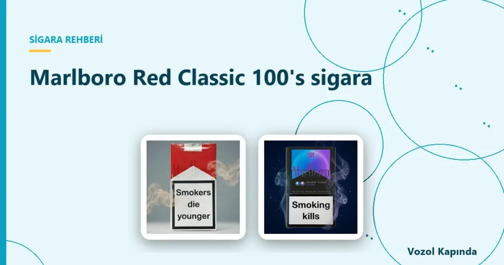 Marlboro Red Classic 100's sigara - 100's sigara
