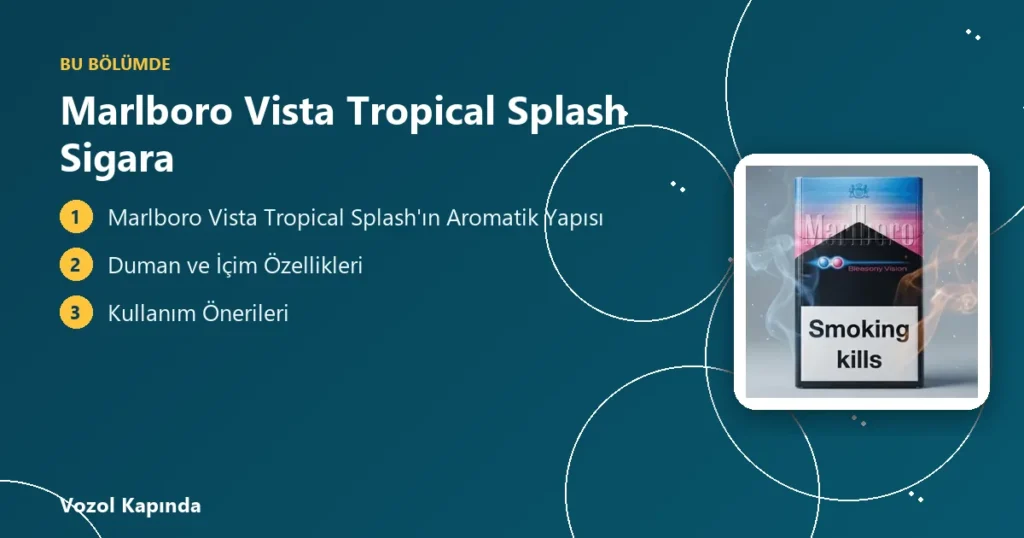 Marlboro Vista Tropical Splash Sigara - marlboro vista