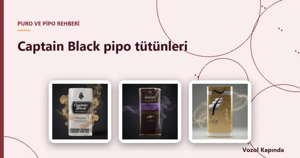 Captain Black pipo tütünleri - pipo tütünü