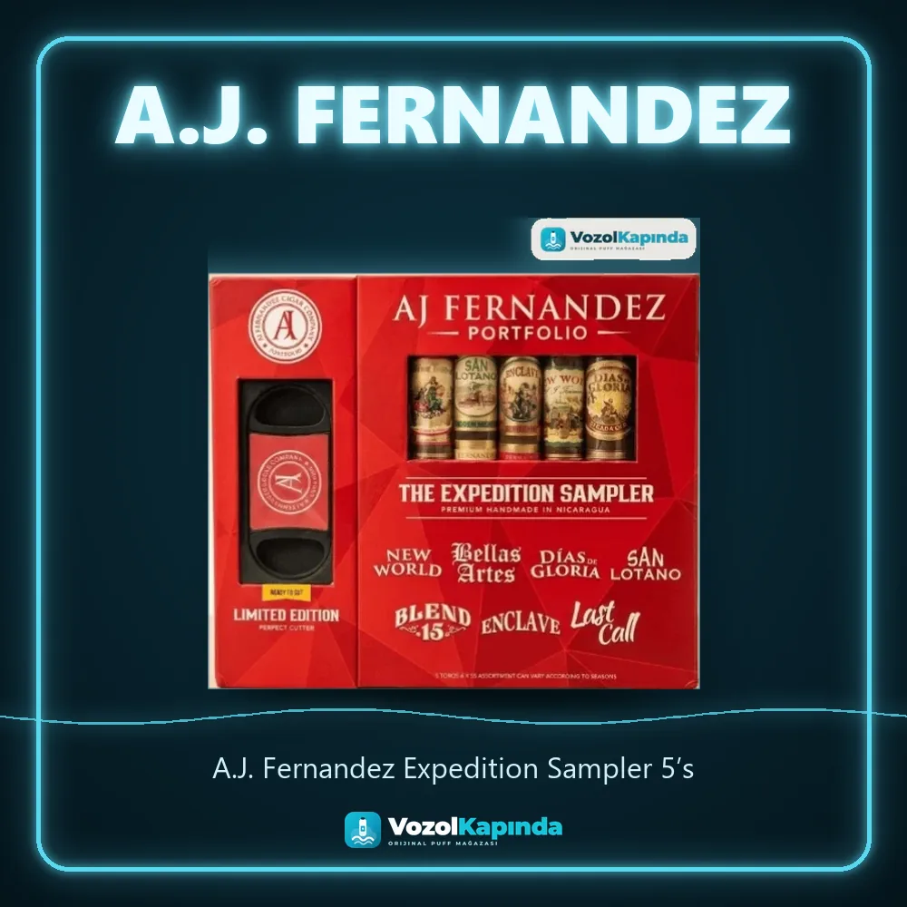 A.J. Fernandez Expedition Sampler 5’s sipariş avantajları: kapıda ödeme ve gizli paket
