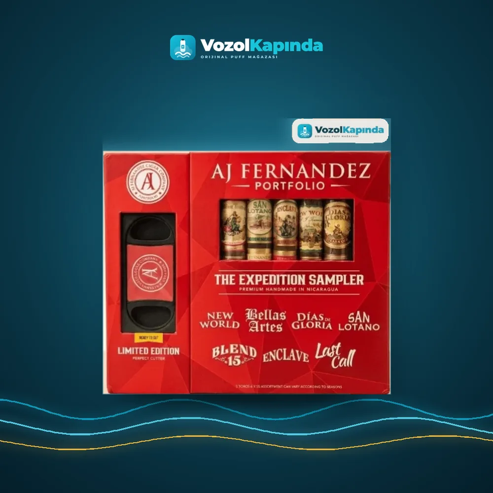 A.J. Fernandez Expedition Sampler 5’s, Vozol Kapında orijinal puro