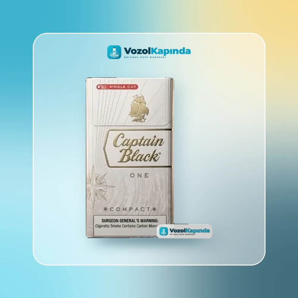 Captain Black Compact One Slender İthal Sigara ön yüz görseli, orijinal ambalaj