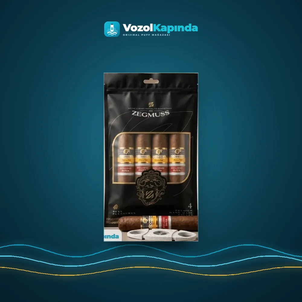 Cohiba Exclusivo Suiza Zegmuss Nemlendirici Paket ve Puro Kesici Hediyeli Fiyatı Cohiba Exclusivo Suiza Zegmuss Nemlendirici Paket ve Puro Kesici Hediyeli fiyatı ve siparişi, Vozol Kapında