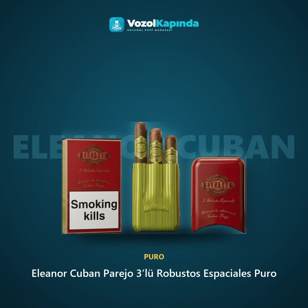 Eleanor Cuban Parejo 3’lü Robustos Espaciales Puro Sipariş Bilgileri Eleanor Cuban Parejo 3’lü Robustos Espaciales Puro sipariş avantajları: kapıda ödeme ve gizli paket