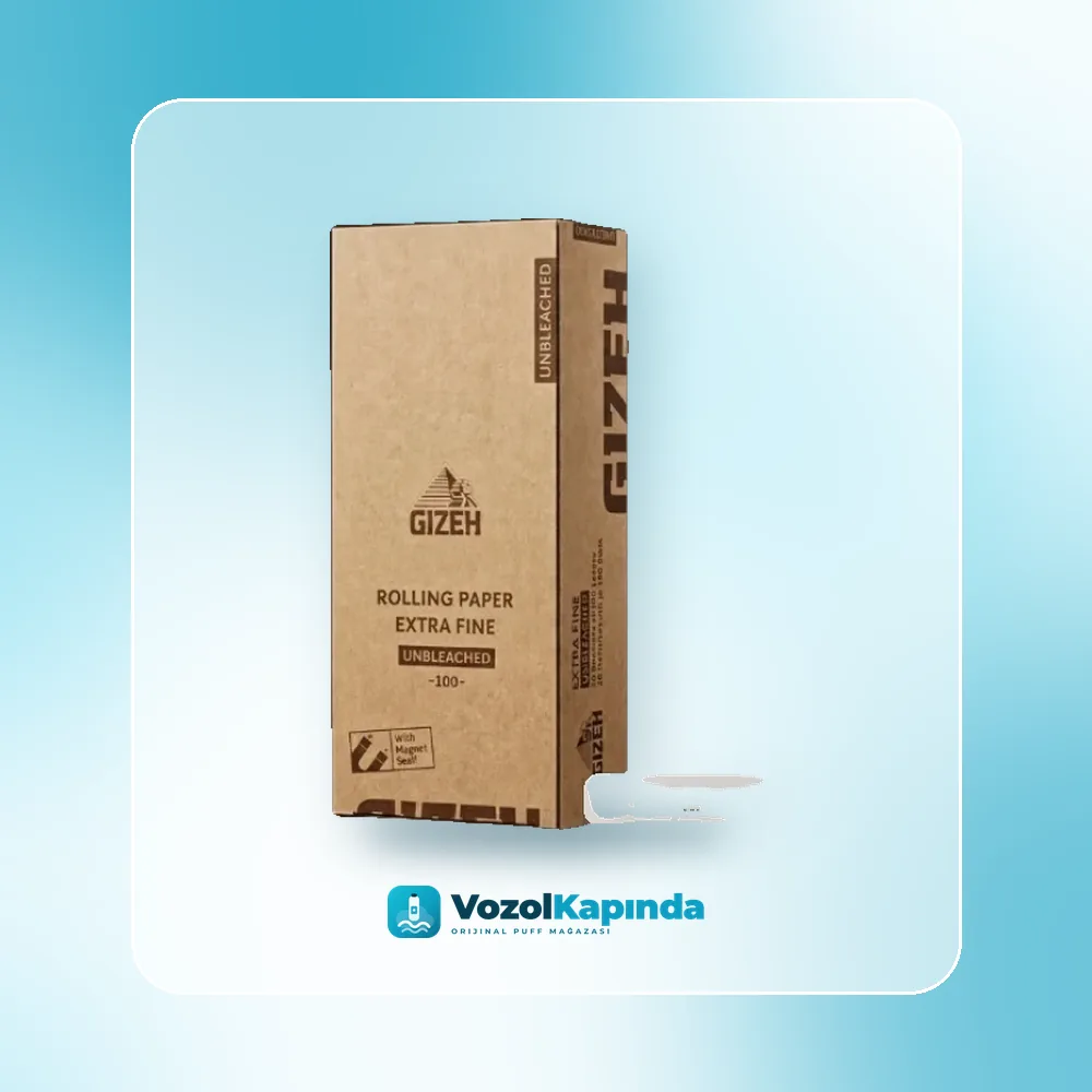 Gizeh Extra Fine Unbleached Double Sarma Kağıdı 1 Karton Satın Al Gizeh Extra Fine Unbleached Double Sarma Kağıdı 1 Karton, Vozol Kapında orijinal sarma kağıdı