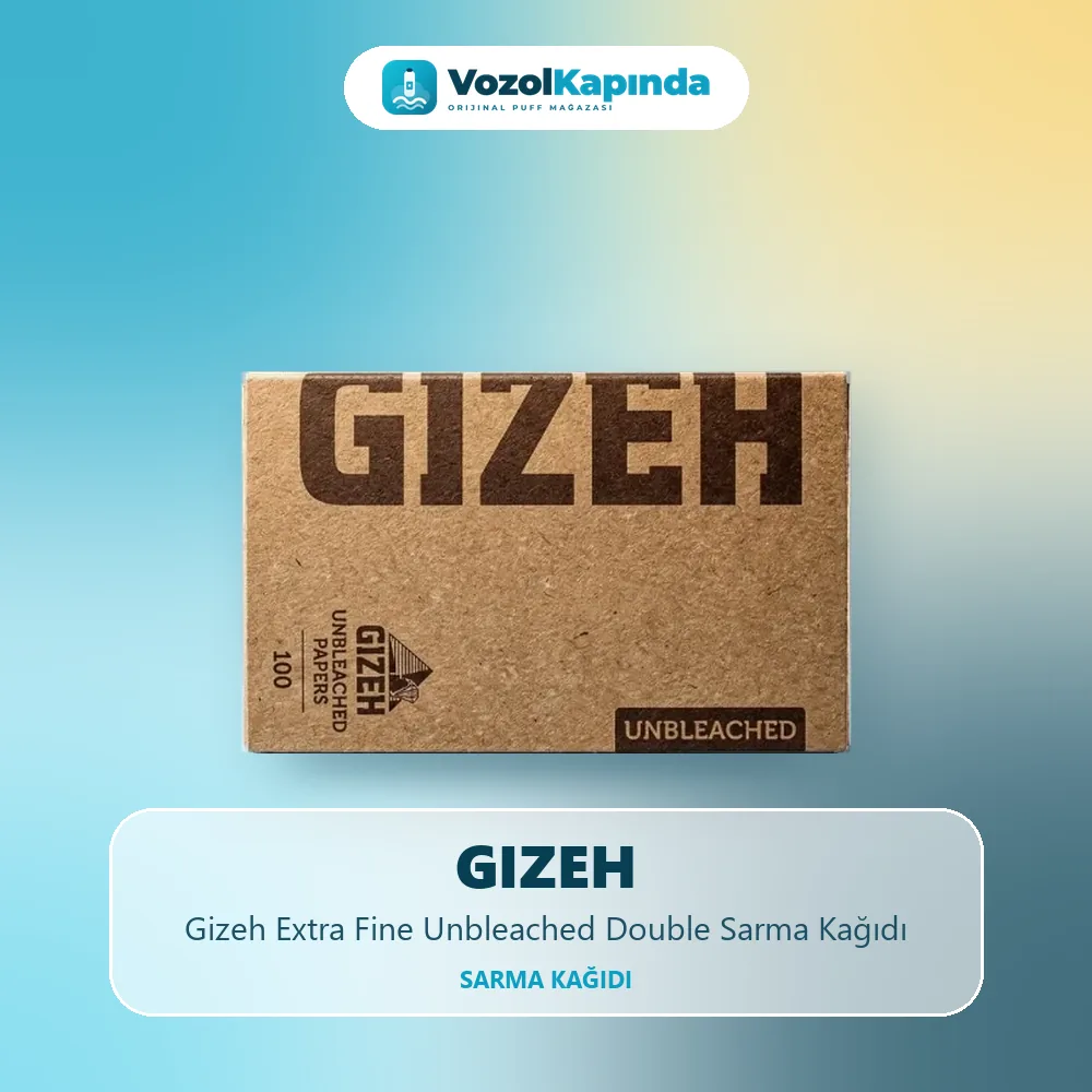 Gizeh Extra Fine Unbleached Double Sarma Kağıdı Sipariş Bilgileri Gizeh Extra Fine Unbleached Double Sarma Kağıdı özellikleri: orijinal ürün, kapıda ödeme, gizli paket