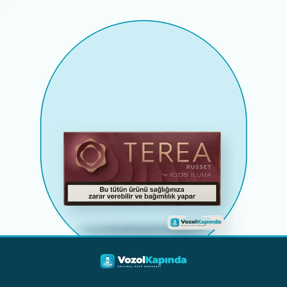 IQOS Terea Russet Kartuş Tütün Paket Görünümü IQOS Terea Russet Kartuş Tütün ürün görseli, orijinal tütün kartuşu