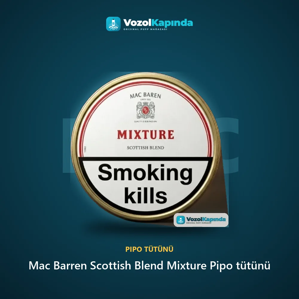 Mac Barren Scottish Blend Mixture Pipo tütünü Özellikleri Mac Barren Scottish Blend Mixture Pipo tütünü özellikleri: orijinal ürün, kapıda ödeme, gizli paket