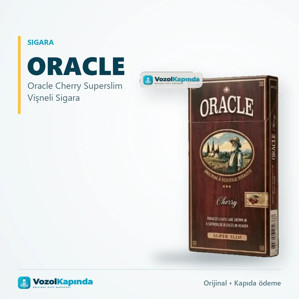 Oracle Cherry Superslim Vişneli Sigara Bilgi Kartı Oracle Cherry Superslim Vişneli Sigara sipariş avantajları: kapıda ödeme ve gizli paket