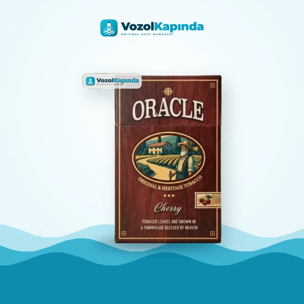 Oracle Cherry Vişneli Sigara paket görünümü