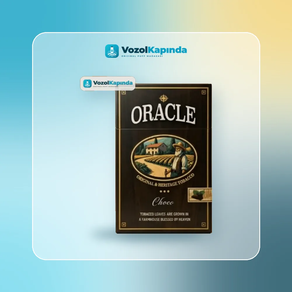 Oracle Choco Çikolatalı Sigara Orijinal Ambalaj Oracle Choco Çikolatalı Sigara ürün görseli, orijinal sigara