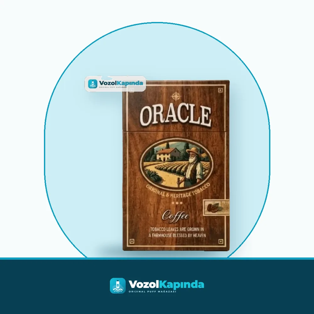 Oracle Coffee Kahveli Sigara Orijinal Ambalaj Oracle Coffee Kahveli Sigara paket görünümü