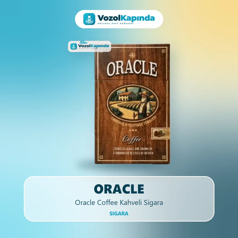 Oracle Coffee Kahveli Sigara Bilgi Kartı Oracle Coffee Kahveli Sigara bilgi kartı, orijinal sigara