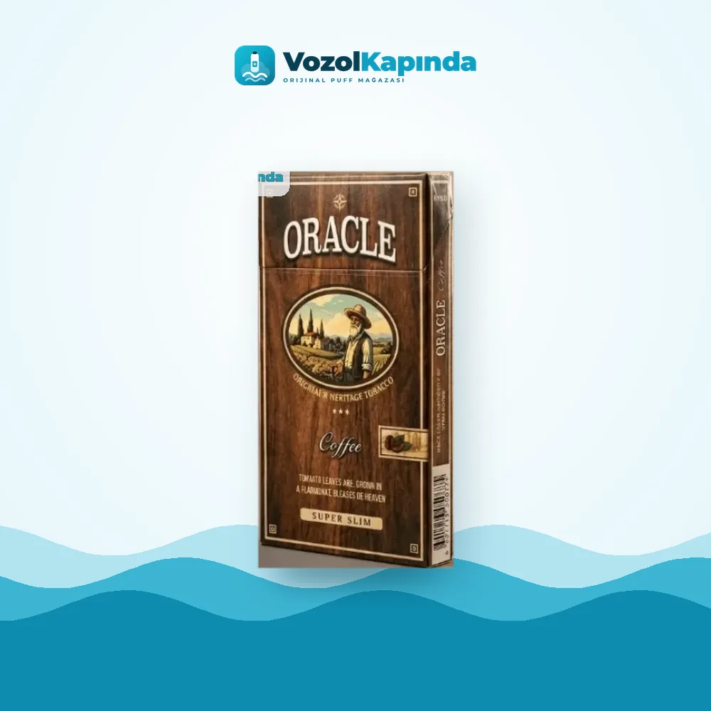 Oracle Coffee Superslim Kahveli Sigara Orijinal Ambalaj Oracle Coffee Superslim Kahveli Sigara ürün görseli, orijinal sigara