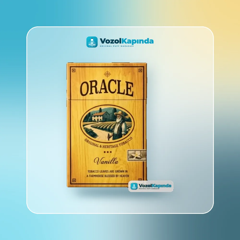 Oracle Vanilla Sigara Orijinal Ambalaj Oracle Vanilla Sigara paket görünümü
