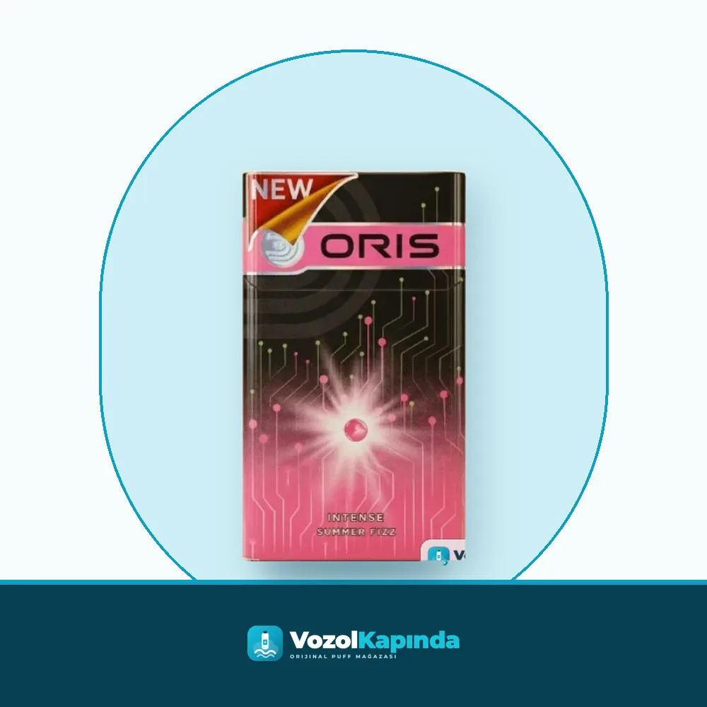 Oris İntense Summer Fizz Slender Sigara Orijinal Ambalaj Oris İntense Summer Fizz Slender Sigara ön yüz görseli, orijinal ambalaj