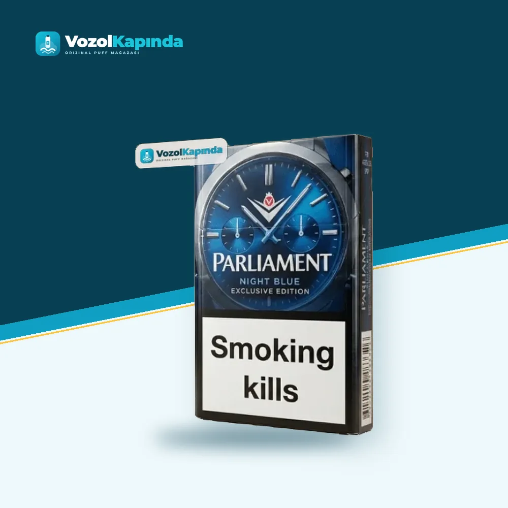 Parliament Night Blue Travel Retail Exclusive Limited Edition Sigara Orijinal Ambalaj Parliament Night Blue Travel Retail Exclusive Limited Edition Sigara ürün görseli, orijinal sigara
