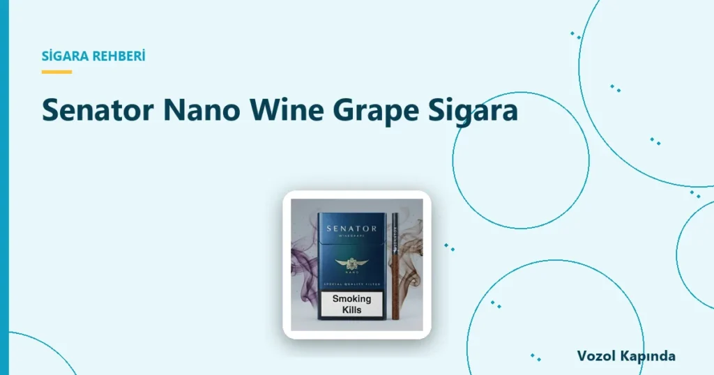 Senator Nano Wine Grape Sigara - senator sigara
