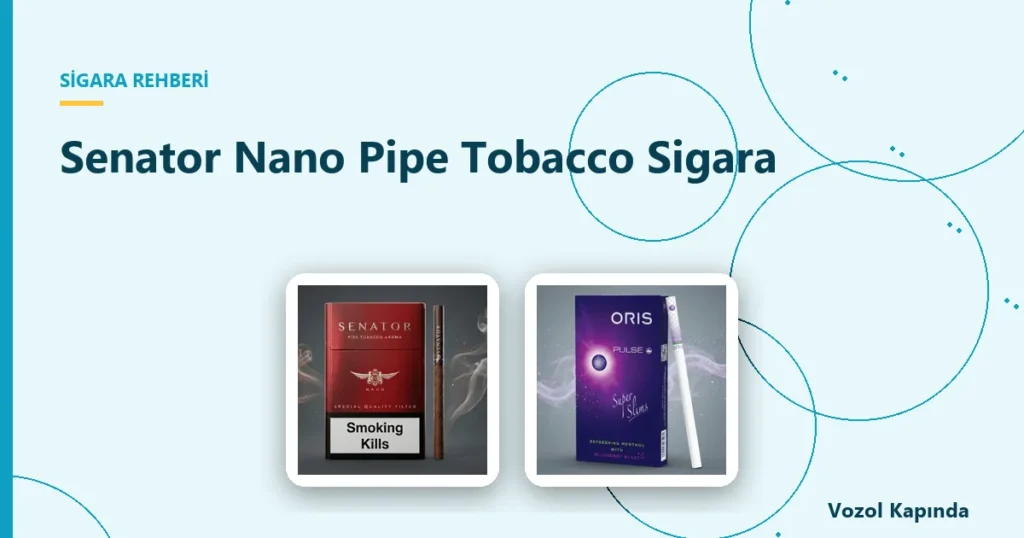 Senator Nano Pipe Tobacco Sigara - senator sigara