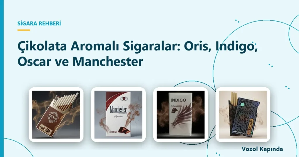 Çikolata Aromalı Sigaralar: Oris, Indigo, Oscar ve Manchester - çikolata aromalı sigara