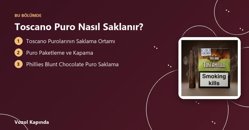 Toscano Puro Nasıl Saklanır? - toscano puro
