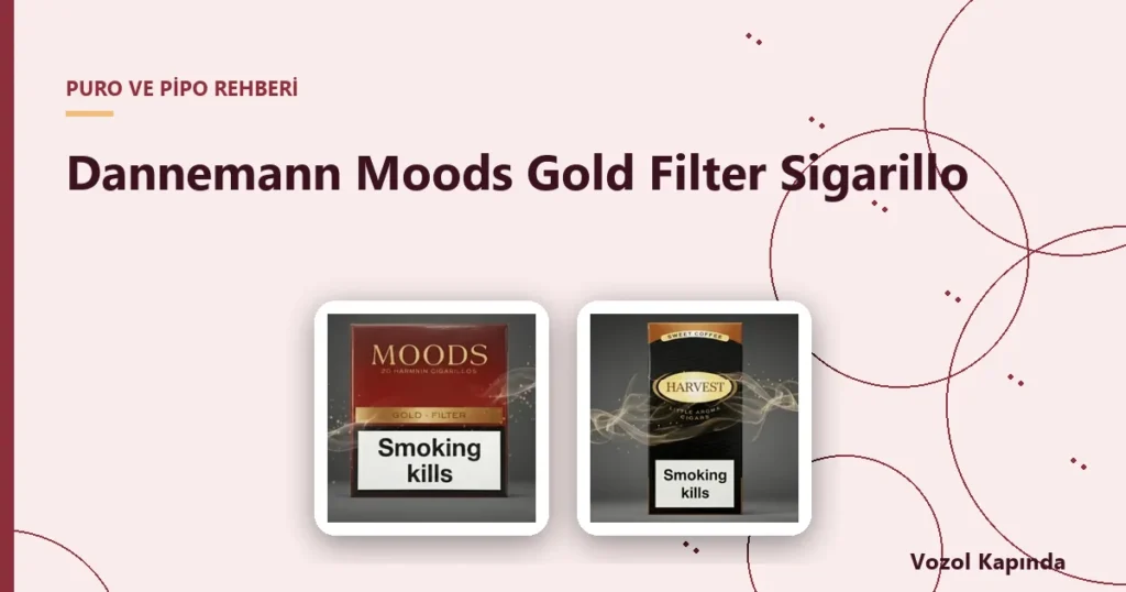Dannemann Moods Gold Filter Sigarillo - dannemann moods