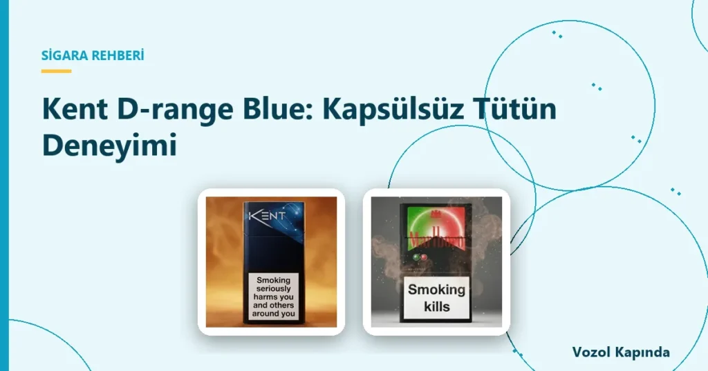 Kent D-range Blue: Kapsülsüz Tütün Deneyimi - kent switch