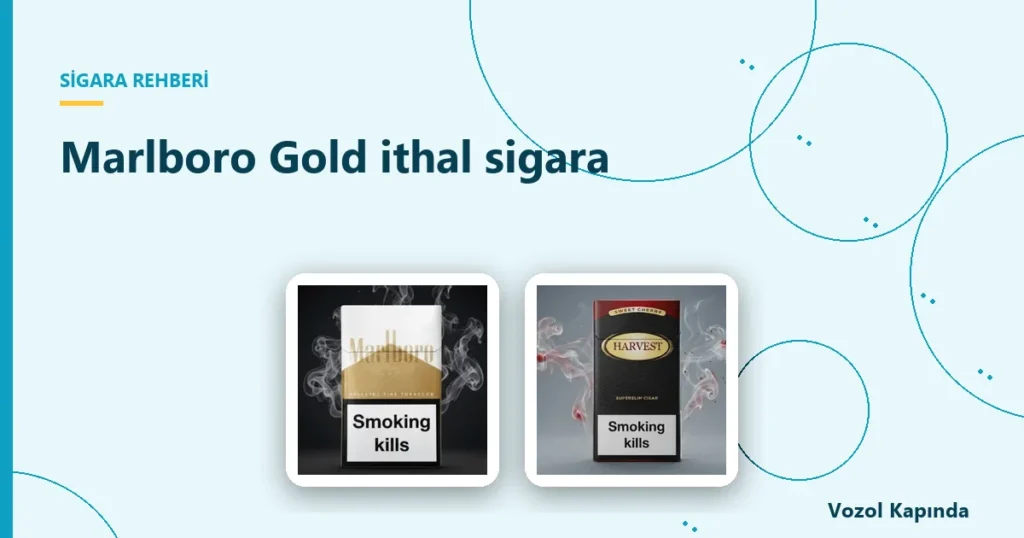 Marlboro Gold ithal sigara - orijinal sigara nasıl anlaşılır