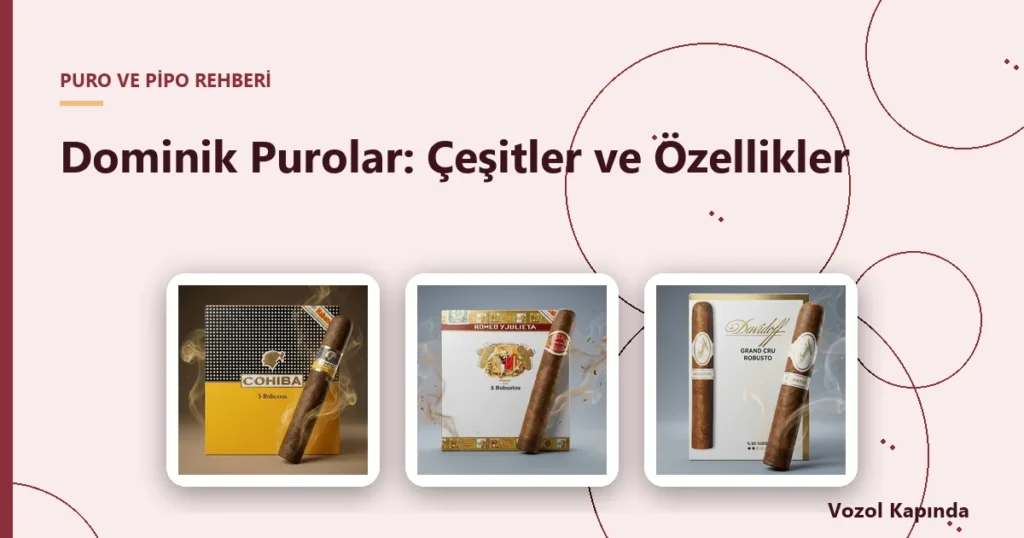 Dominik Purolar: Çeşitler ve Özellikler - hediye puro