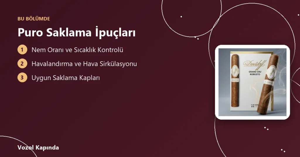 Puro Saklama İpuçları - hediye puro